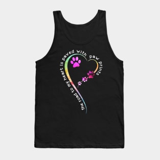 Dogs always fill the human's heart with love Tank Top